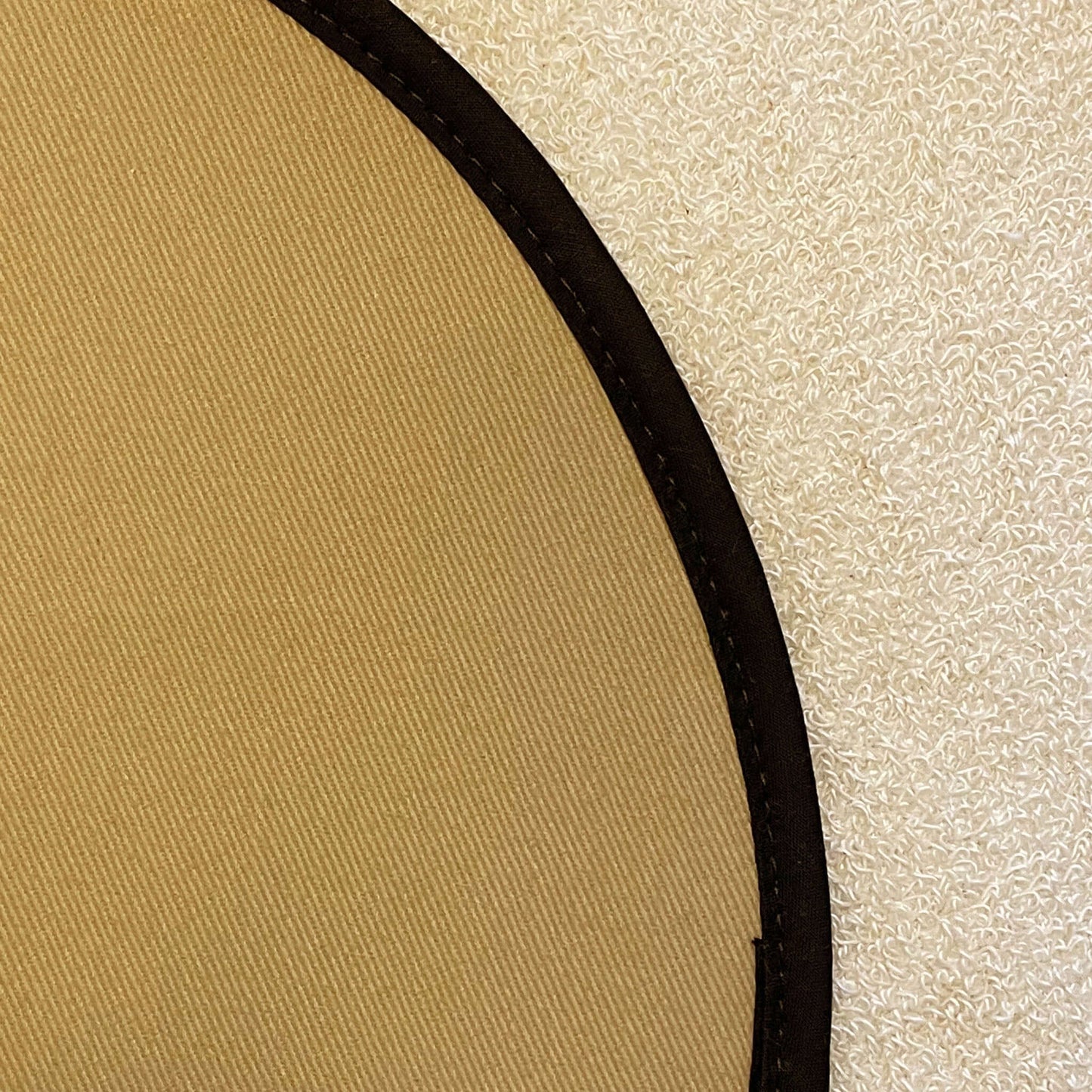 Plain Sand Cotton Chefs Pad for use with AGA range cooker