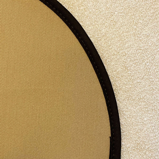 Plain Sand Cotton Chefs Pad for use with AGA range cooker