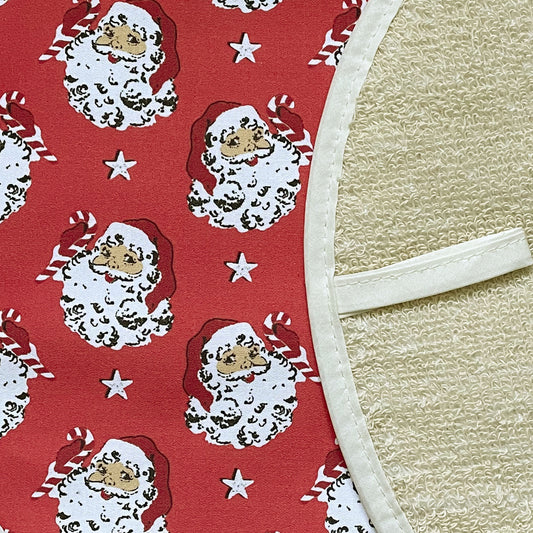 Chef Pad - Aga - Crisp and Dene - Santa Christmas Chef Pad for use with AGA range cooker By Crisp & Dene