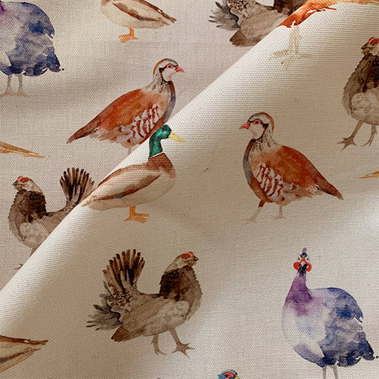 Tea Towel - Sarah Whitaker - Sarah Whitaker - Game Birds Tea Towel