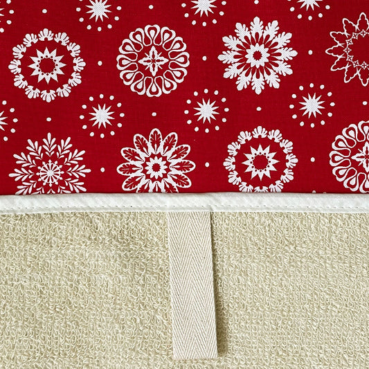 Chef Pad - Everhot - Crisp and Dene - Everhot Hob Cover (x-Small 32.5 cm) - Crisp & Dene - Christmas Snowflake