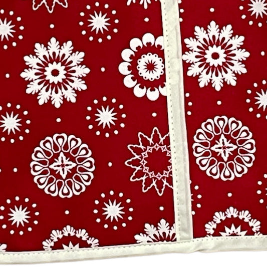 Double Oven Glove - Crisp and Dene - Crisp & Dene Christmas Snowflake Double Oven Glove