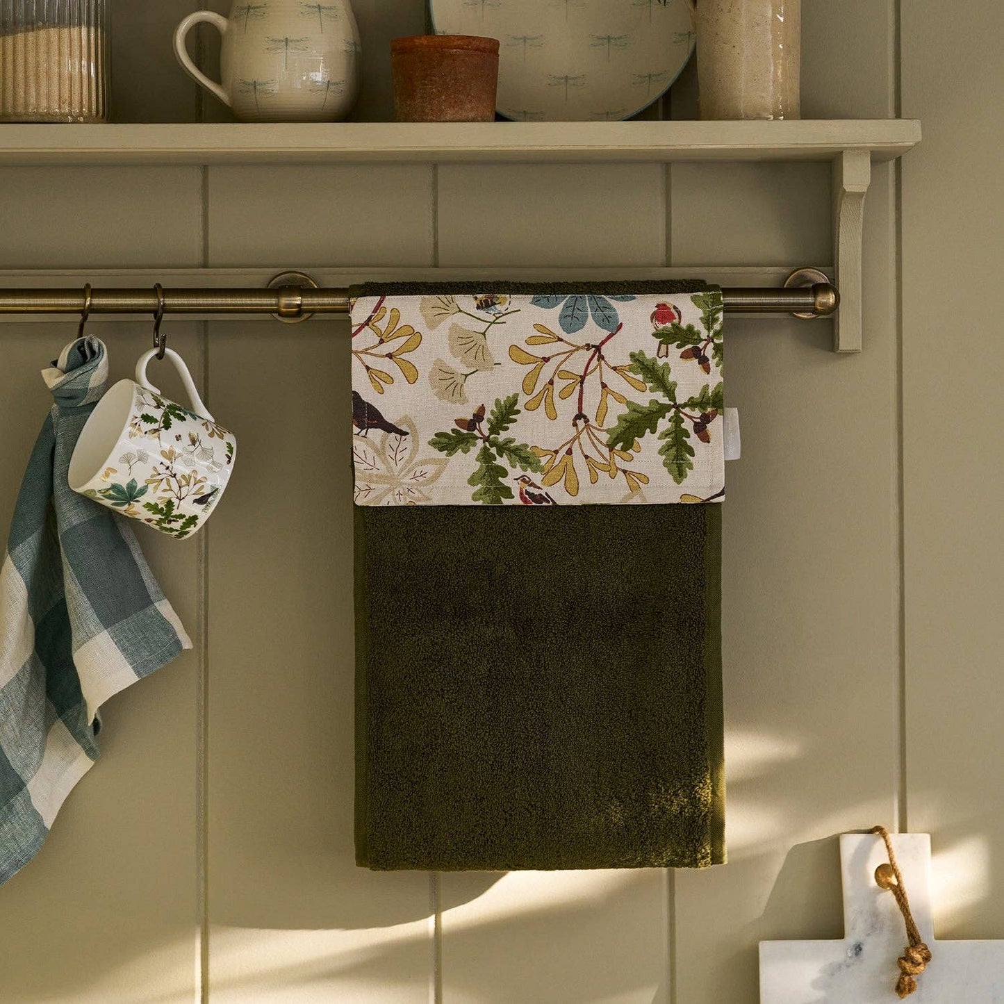 Sophie Allport Orchard Birds Roller Hand Towel