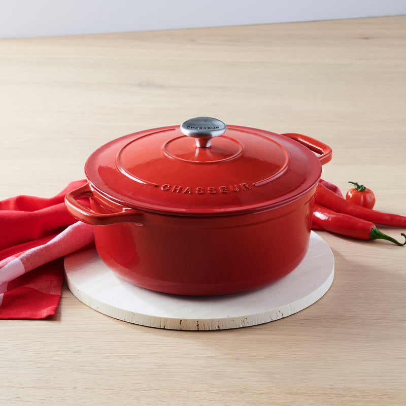 Chasseur by Dexam - 16cm Round Casserole - Chilli Red