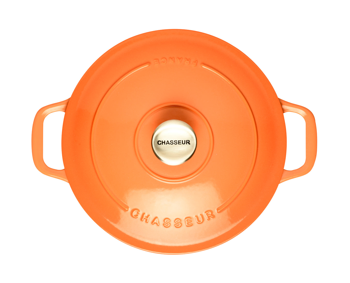 Chasseur by Dexam - 24 cm Round Casserole - Tangerine