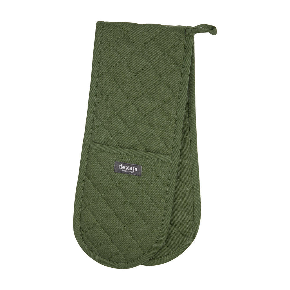 Dexam - Love Colour - Double Oven Gloves - Olive Green