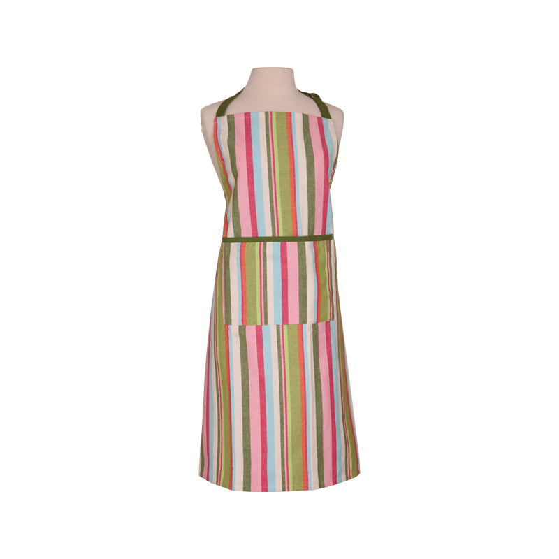 Apron - Dexam - Recycled Cotton - Green Stripe