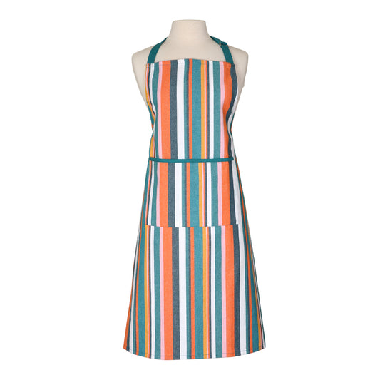 Apron - Dexam - Recycled Cotton - Teal Stripe