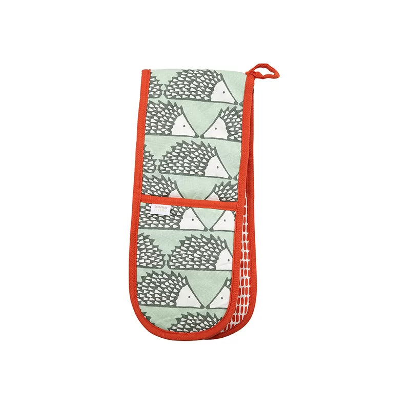 Scion Living - Spike Double Oven Gloves - Sage & Red