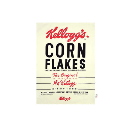 Tea Towels - Dexam Kelloggs Cornflakes Cereal Box design Set of 2