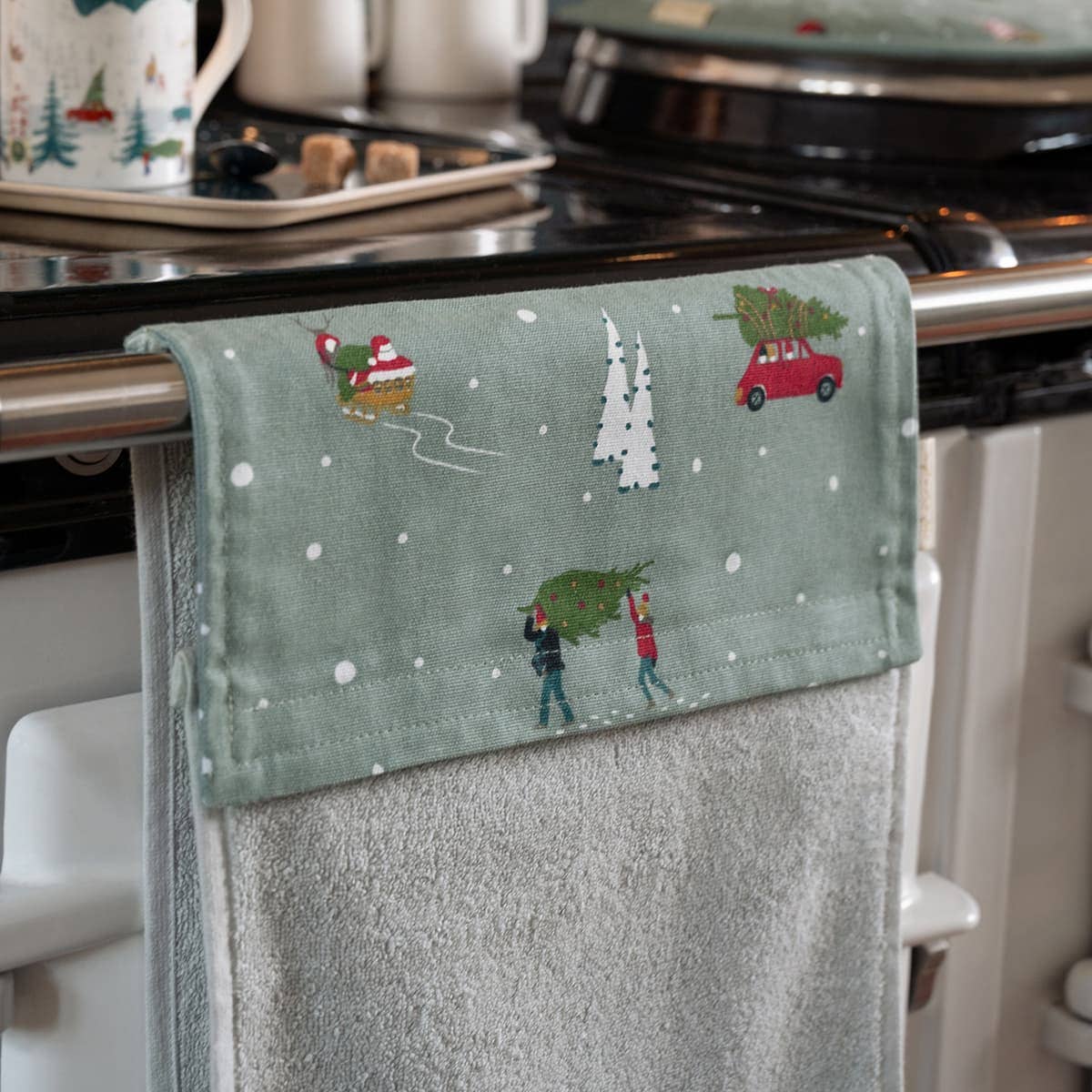 Roller Hand Towel - Sophie Allport - Home for Christmas