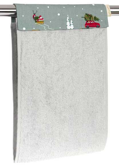 Roller Hand Towel - Sophie Allport - Home for Christmas