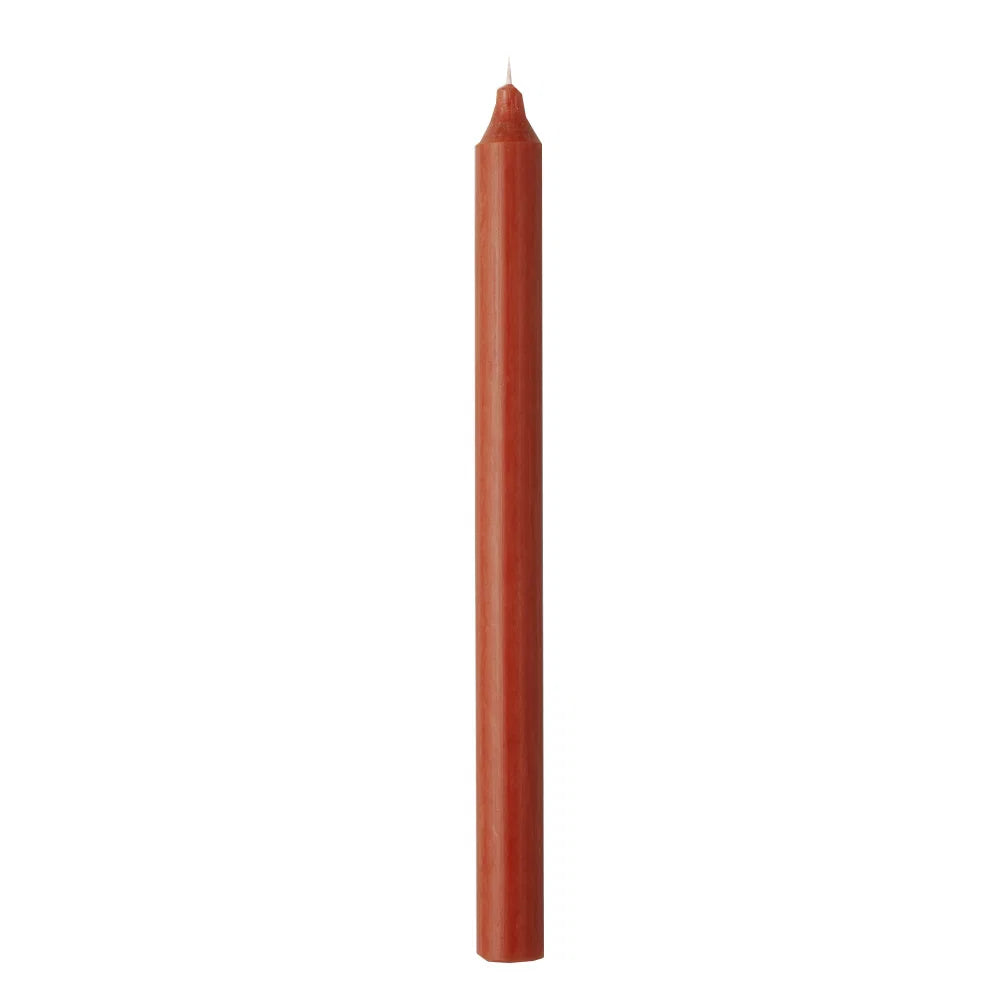 Danish Rustic Candle - Autumn Red - 29cm