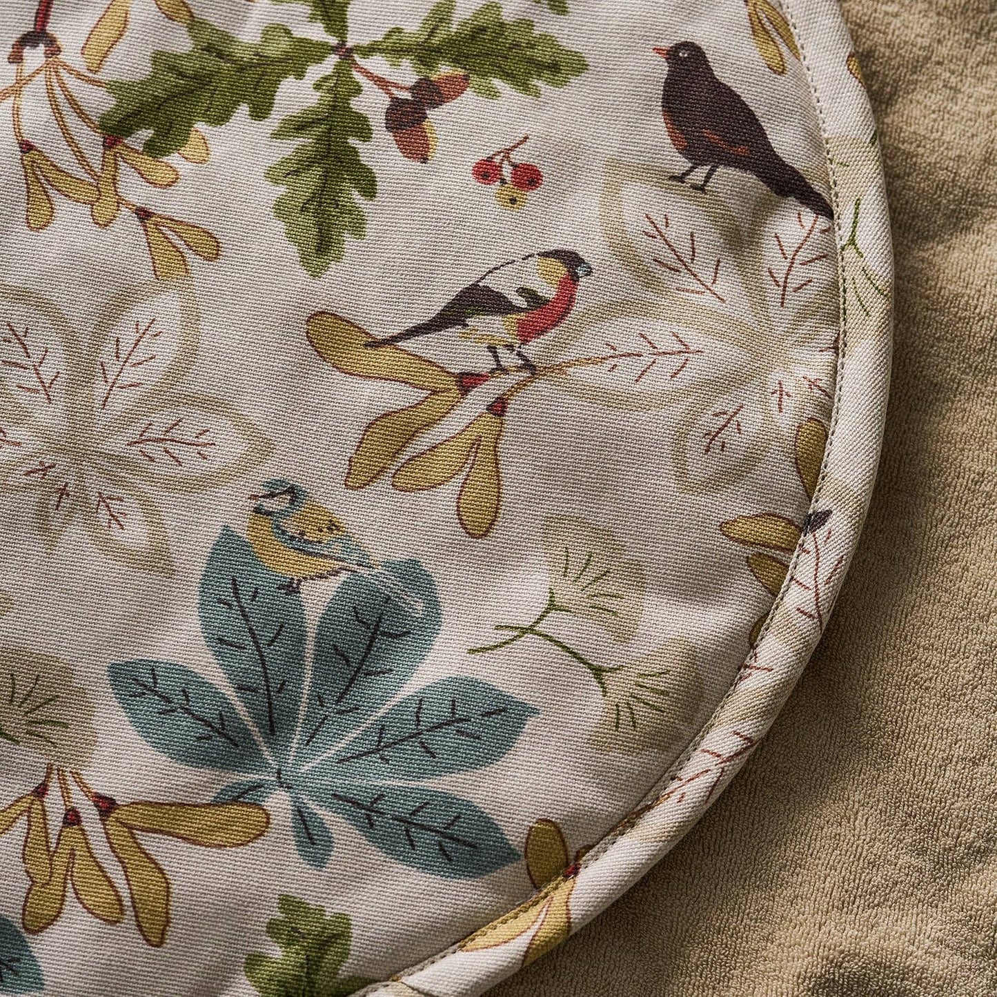 Sophie Allport Orchard Birds Chefs Pad For Use With Aga Range Cookers