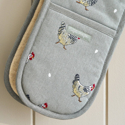 Double Oven Glove - Sophie Allport - Chickens