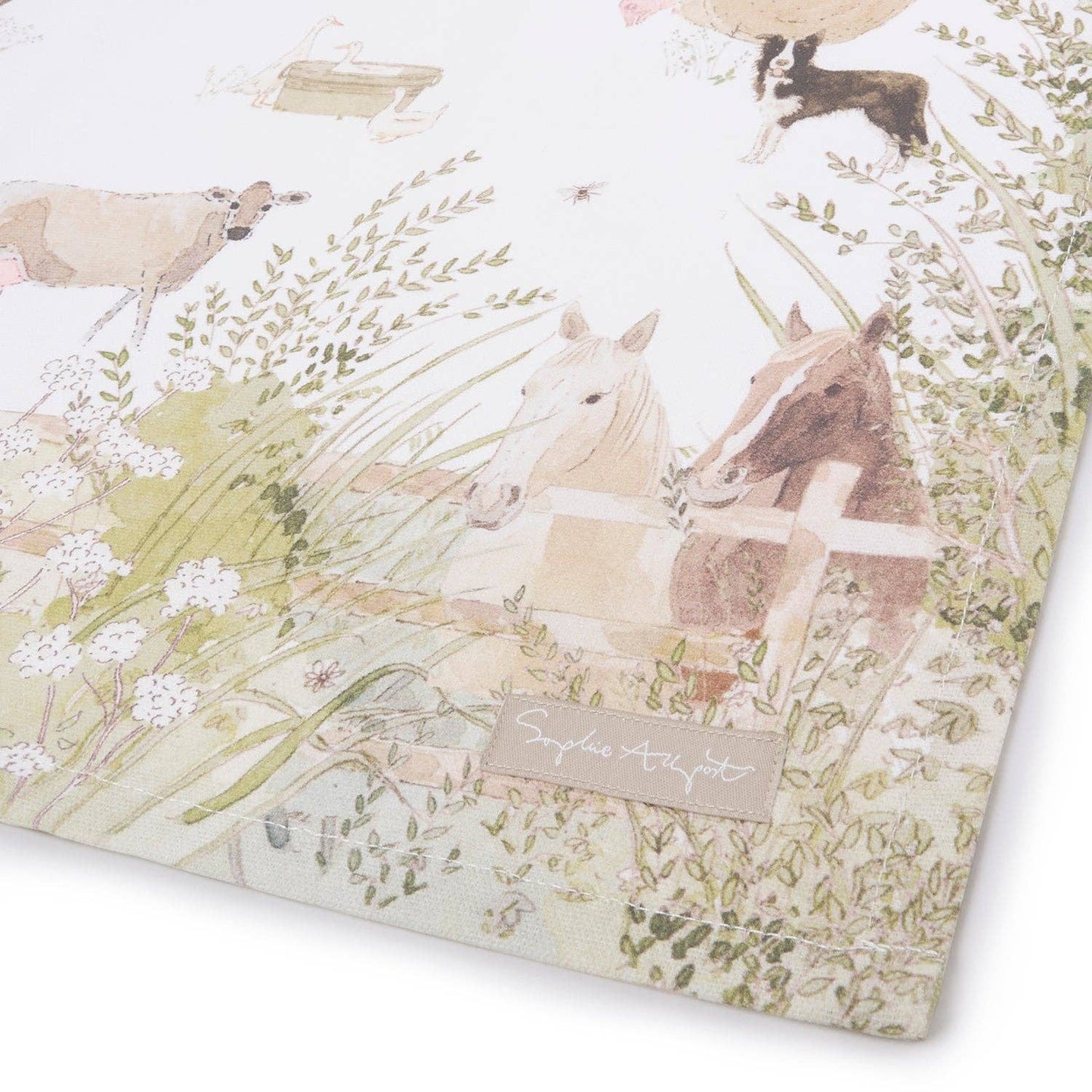 Tea Towel - Sophie Allport - Farm Friends Scene