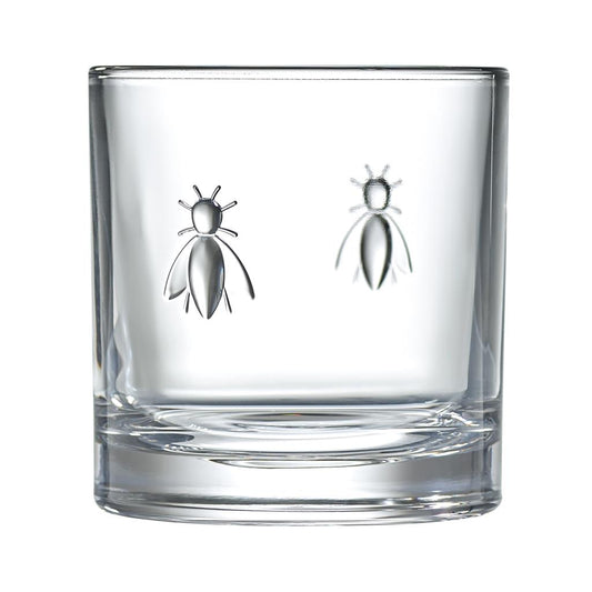 La Rochère - Set of 4 Bee Whiskey Glass Tumblers  - 320ml