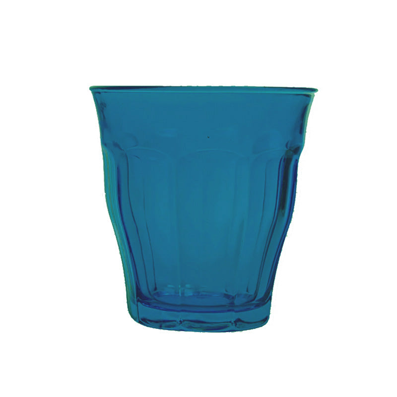 Duralex Picardie Colors  - Blue Glass Tumbler  - 250ml Set of 6