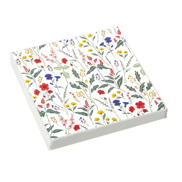 Napkins - Stow Green - Pretty Meadow (PK 20)