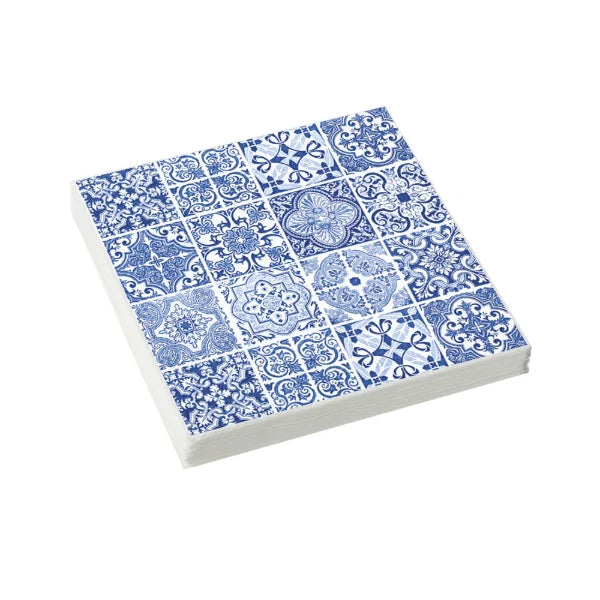 Napkins - Stow Green - Moroccan Blue (PK 20)