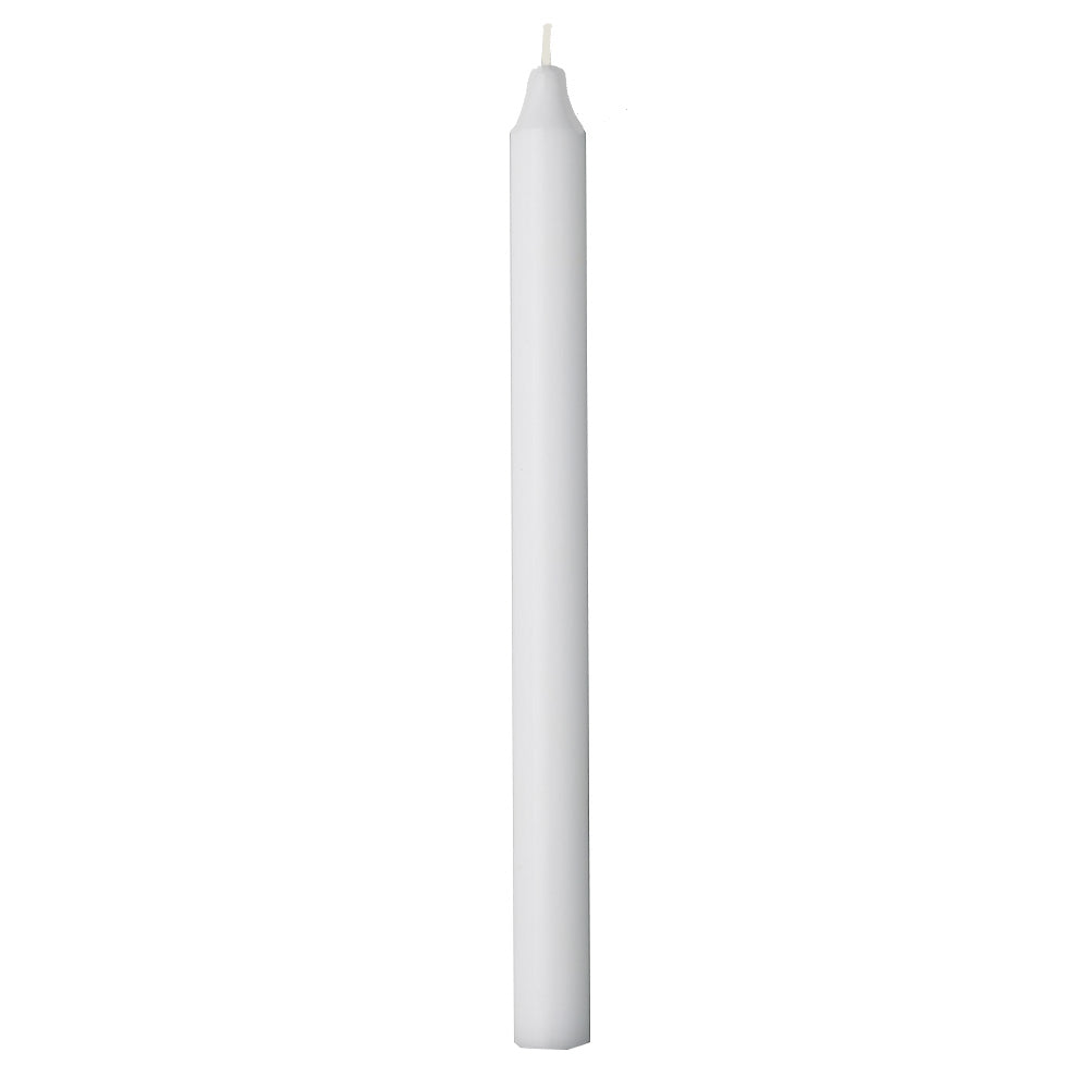 Danish Rustic Candle - White - 29cm