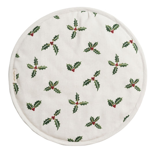 Sophie Allport "Christmas Holly & Berry" Chefs Pad For Use With Aga Range Cookers