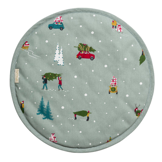 Sophie Allport "Home for Christmas" chefs Pad For Use With Aga Range Cookers