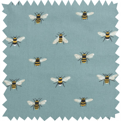 Sophie Allport "Bees" Teal Chefs Pad For Use With Aga Range Cookers