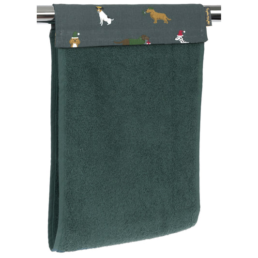 Sophie Allport "Christmas Dogs" Roller Hand Towel