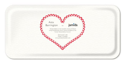 Asta Barrington Red "CAVA"  Rectangular 32x15cm Tray