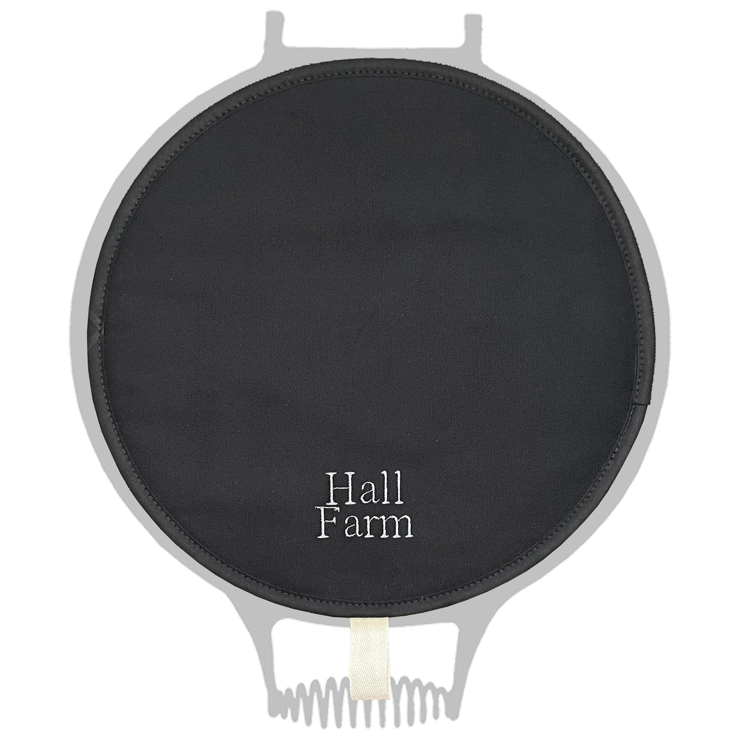 Personalised Names Chefs Pad in Plain Black for use with AGA range cooker