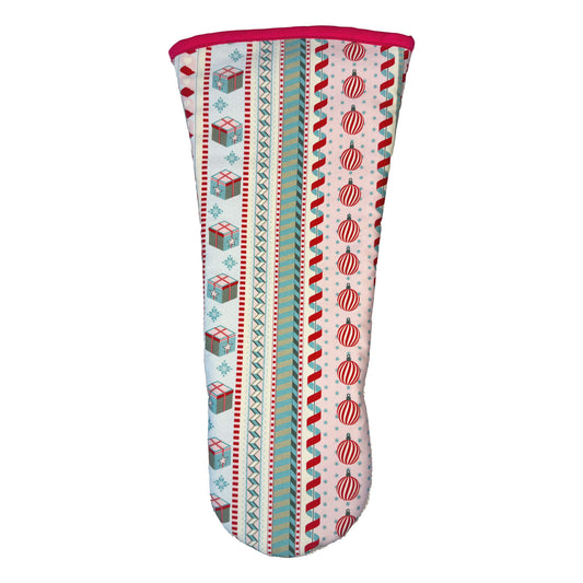 Oven Gauntlet - Crisp & Dene - Christmas Ribbons