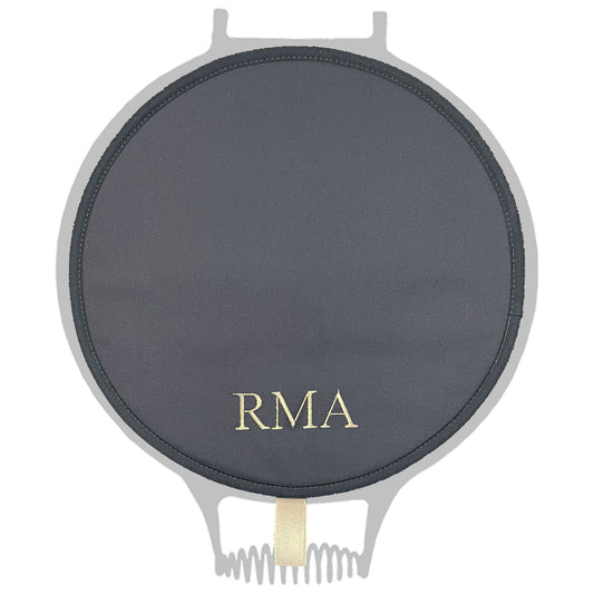 Personalised Monogram Plain Grey Chefs Pad for use with AGA range cooker