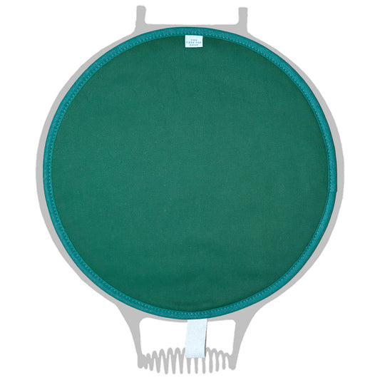 Plain Green Chef Pad With Black Towelling  for use with Aga Range Cookers