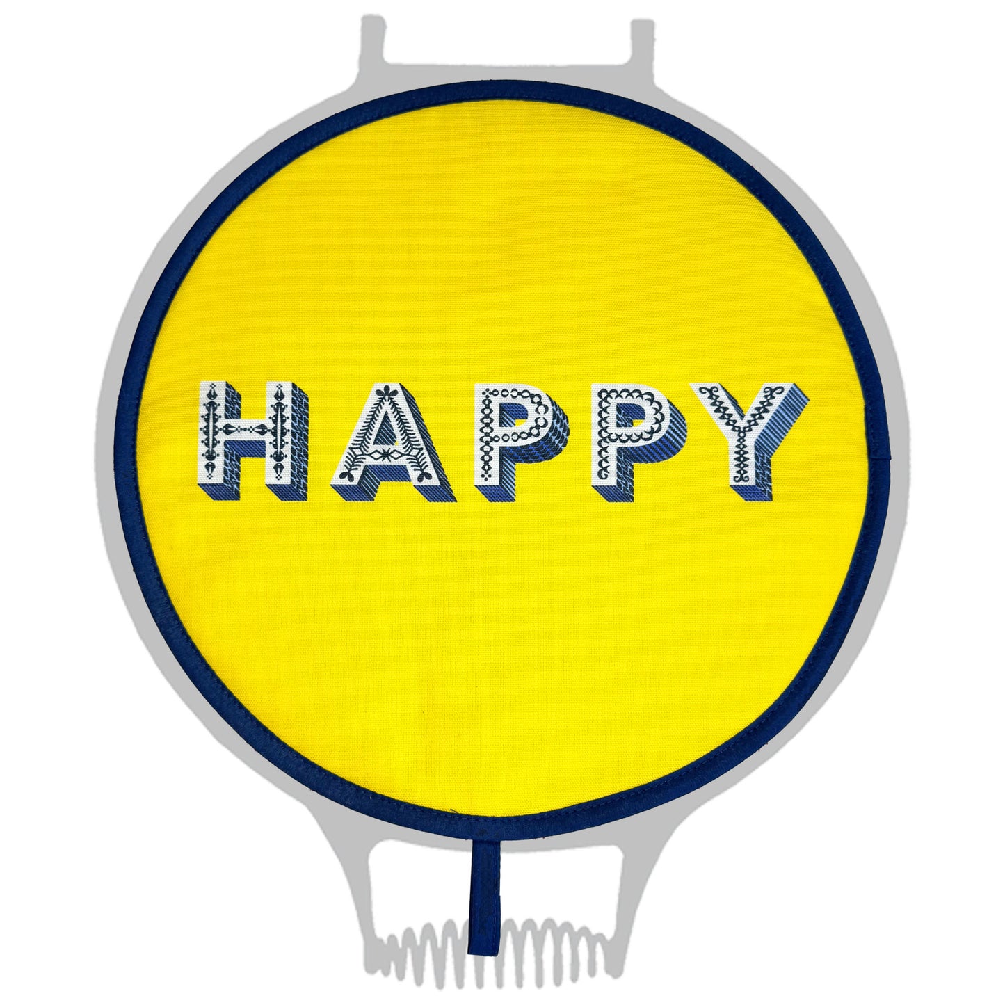 Asta Barrington Yellow "HAPPY" Chefs pad for use with Aga range cookers
