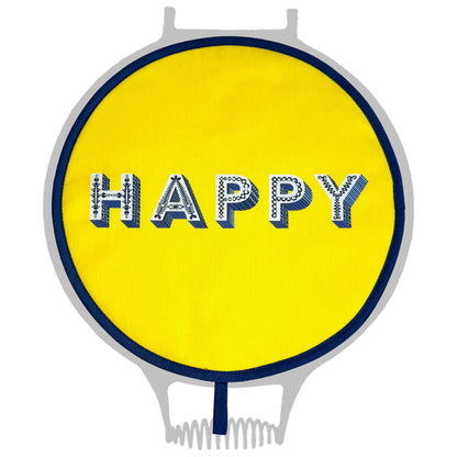 Asta Barrington Yellow "HAPPY" Chefs pad for use with Aga range cookers