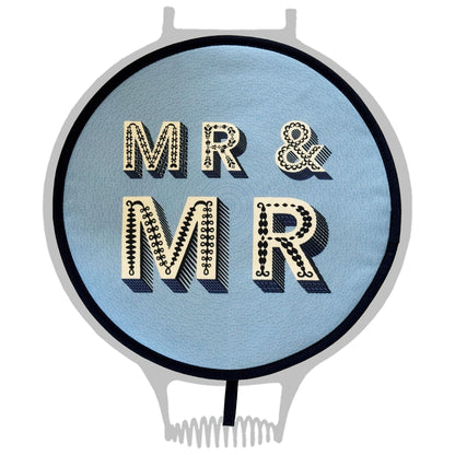 Asta Barrington Blue "MR & MR" Chef pad for use with Aga range cookers