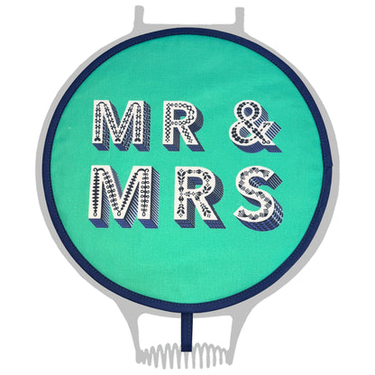 Asta Barrington Green "MR & MRS" Chefs pad for use with Aga range cookers