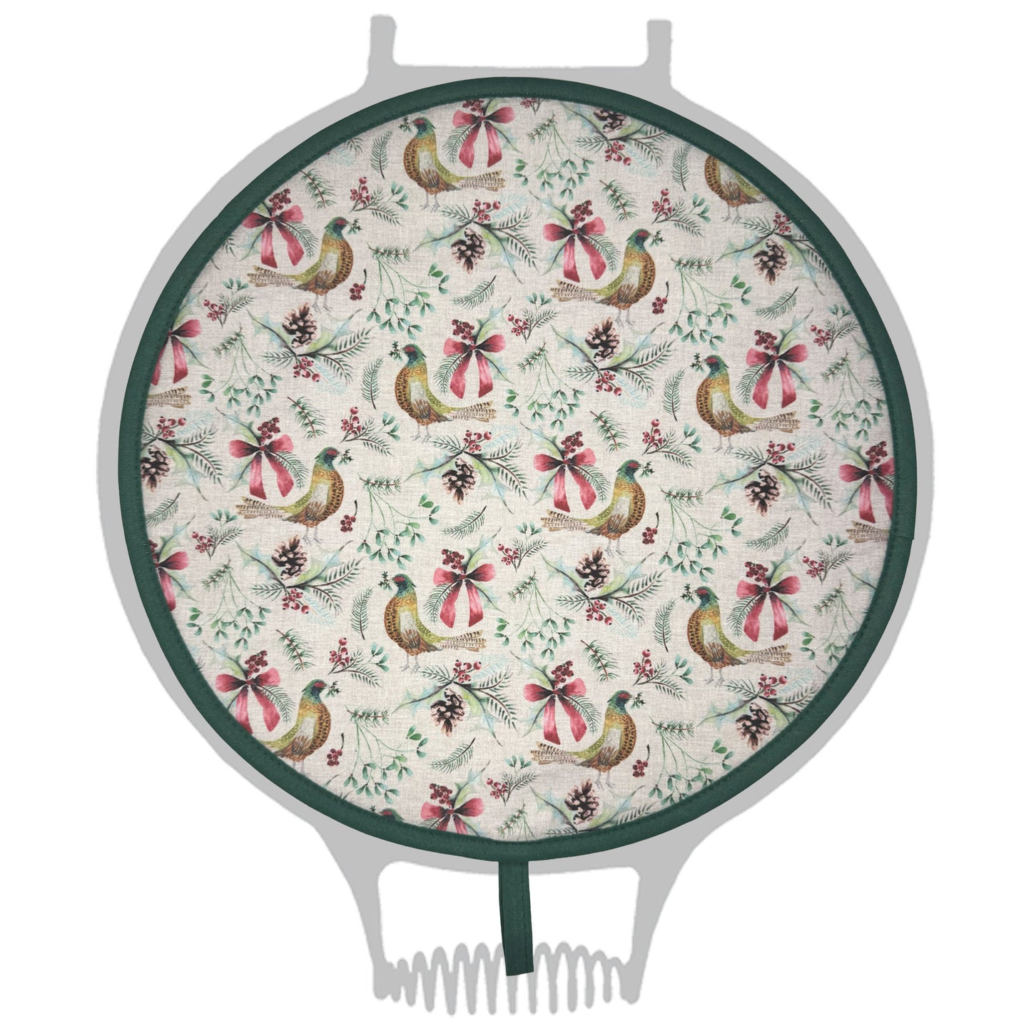 Chef Pad for AGA - Pheasants & Ribbons by Mike Doyle