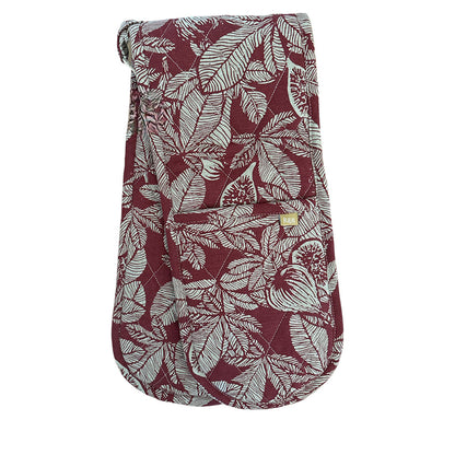 Raine & Humble - Recycled Double Oven Glove - Ruby Red - Fig Tree