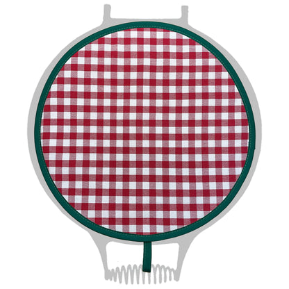 The Chef Pad Shop Red Gingham Check Chefs Pad for use with Aga Cookers