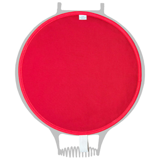 Plain Red Chef Pad with Black Towelling for use with Aga Range Cookers