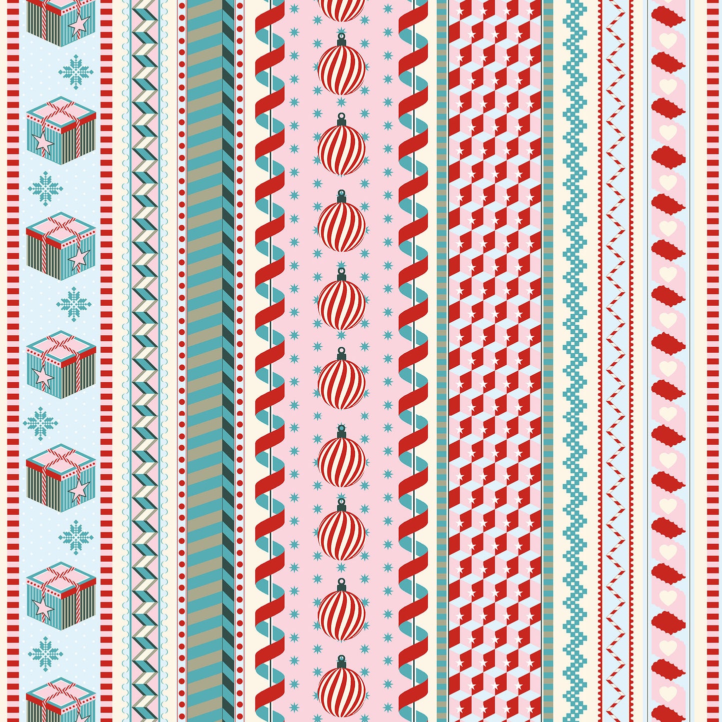 Christmas Ribbon Chef Pad for use with Rayburn 600 range cooker