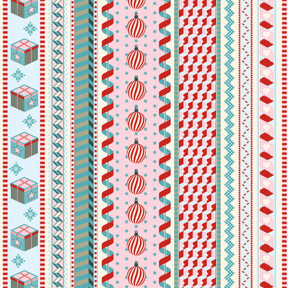 Christmas Ribbon Chef Pad for use with Rayburn 600 range cooker