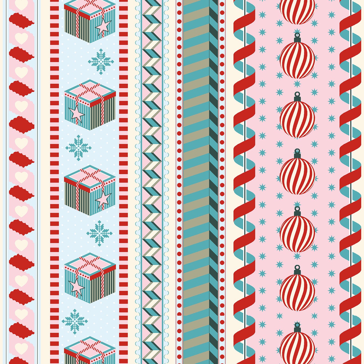 Christmas Ribbon Chef Pad for use with Rayburn 400 range cooker