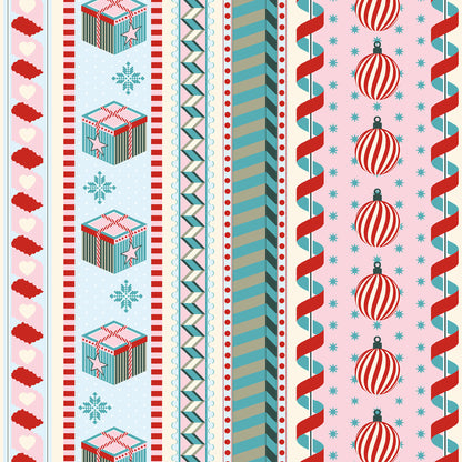 Christmas Ribbon Chef Pad for use with Rayburn 400 range cooker