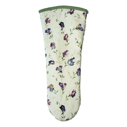 Long Oven Gauntlet - Mike Doyle Design  - Sweet Peas