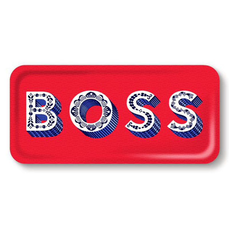 Serving Trays - Asta Barrington - Asta Barrington Bright Red "Boss" Rectanglular 32x15cm Tray