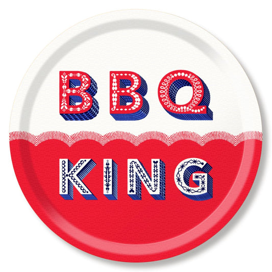 Serving Trays - Asta Barrington - Asta Barrington "BBQ King" Round Tray 39cm