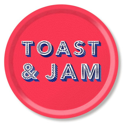 Serving Trays - Asta Barrington - Asta Barrington Toast & Jam 39cm Round Tray